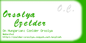 orsolya czelder business card